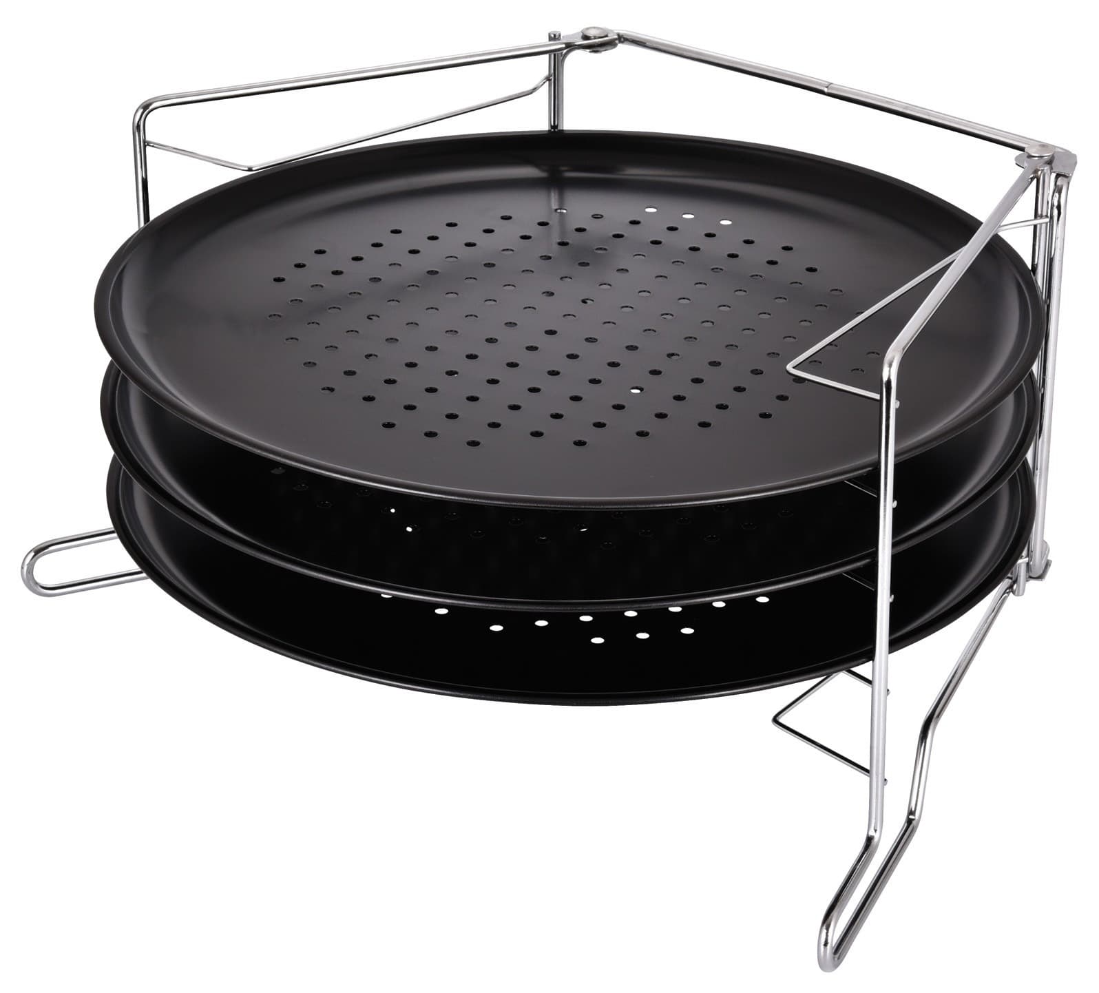 Forma do pizzy z powłoką marmurkową, zestaw 4 elementy