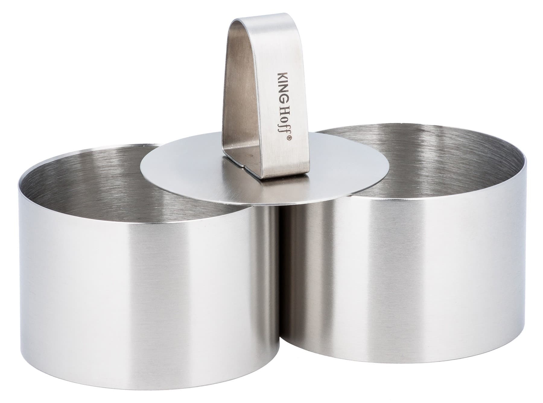 Formy do deserów okrągłe stal nierdzewna 3 sztuki