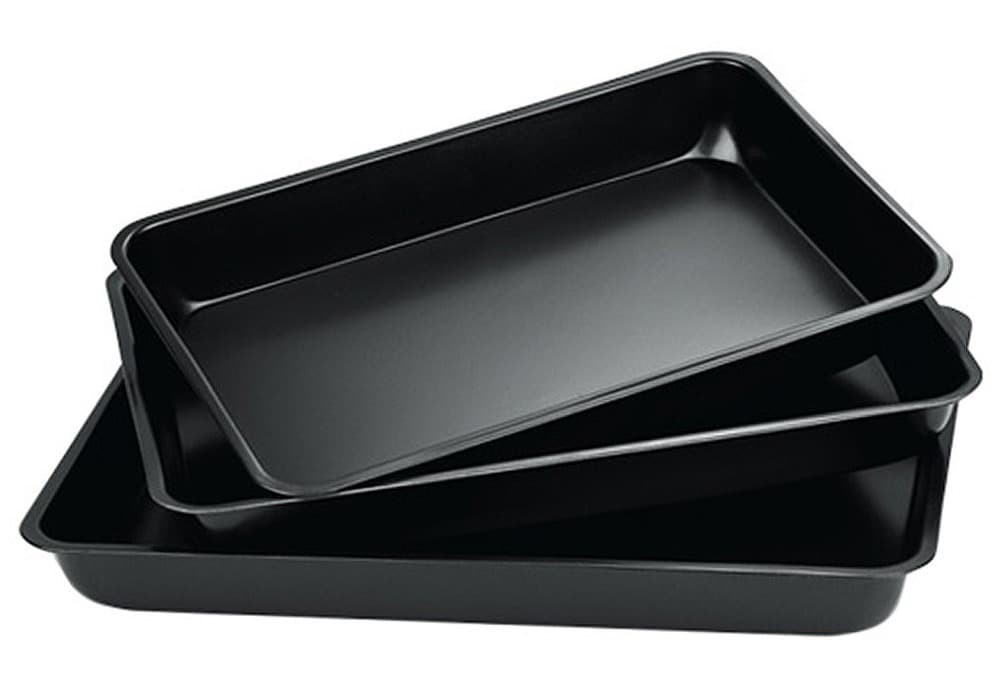 Formy do pieczenia zestaw 3 sztuki Kinghoff czarny marmurek