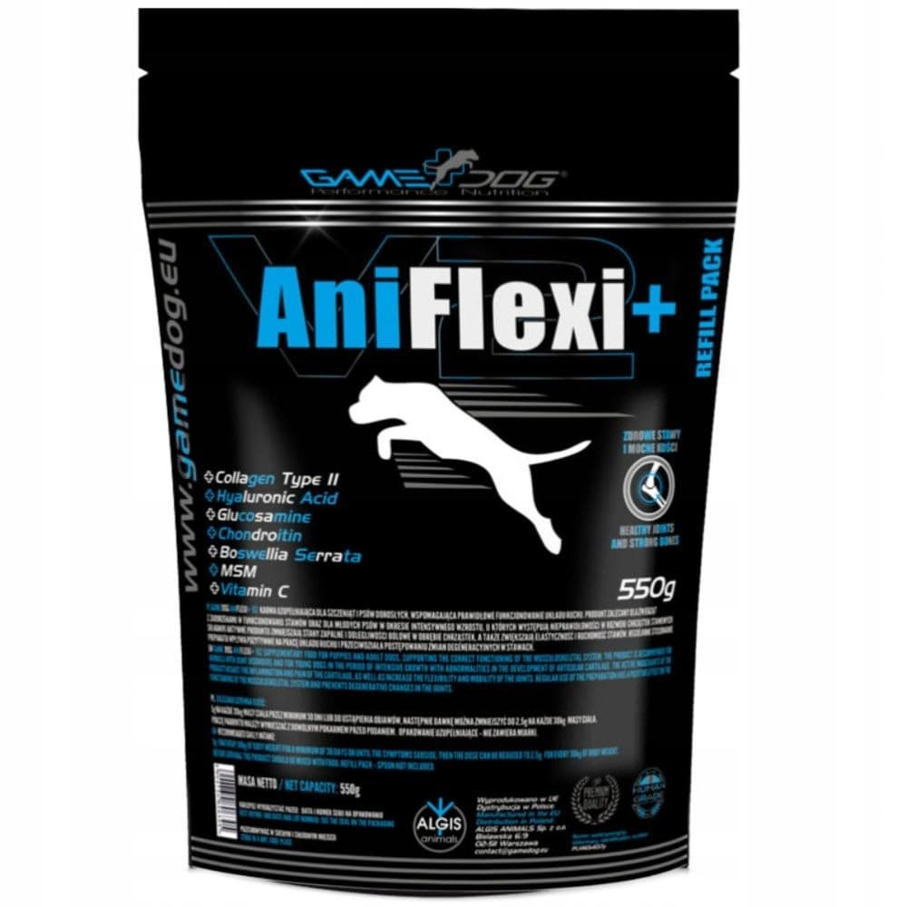 Game Dog AniFlexi+ V2 Refill Pack proszek Suplement dla psa 550g