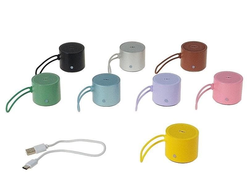 Metalowy głośnik 4,6 x 4 cm z kablem USB