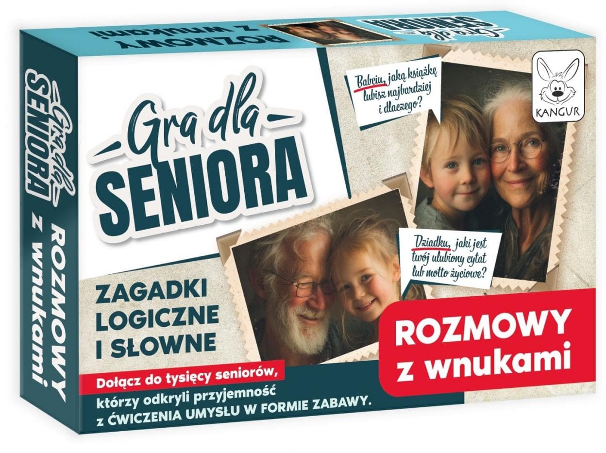 Gra edukacyjna dla seniorów Rozmowy z Wnukami Kangur