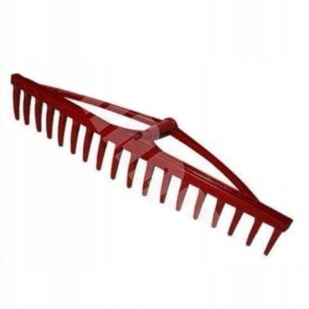 Grabie ogrodowe plastikowe 18 zębów 600 mm do liści trawy i siana
