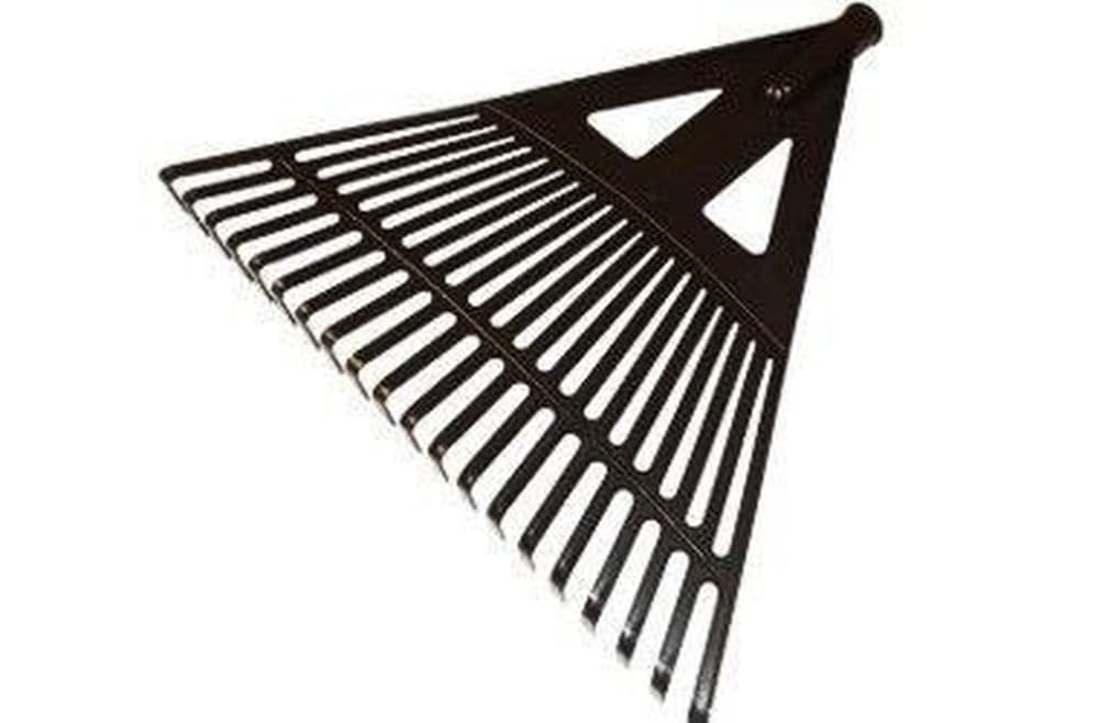 Grabie ogrodowe wachlarzowe do liści i trawy, szerokość 460 mm