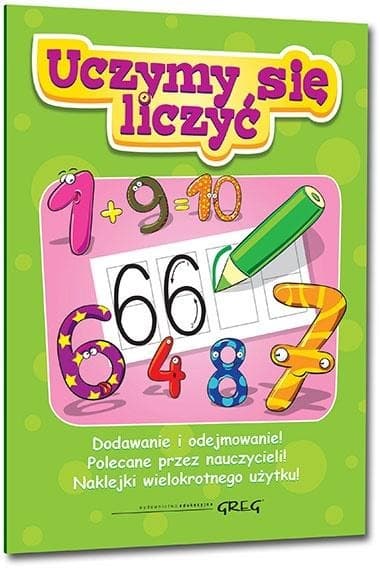 Greg Uczymy się liczyć: Ćwiczenia dla przedszkolaków
