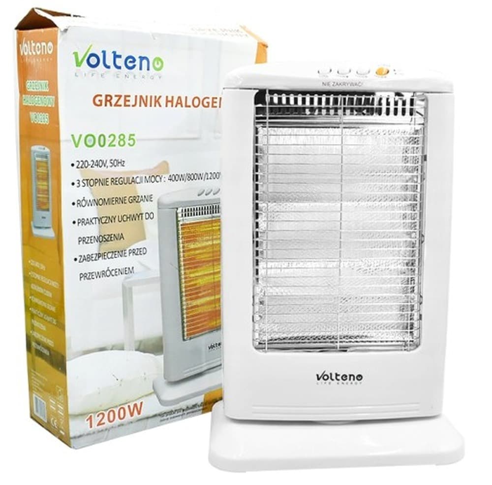 Grzejnik Halogenowy z Oscylacją 1200W