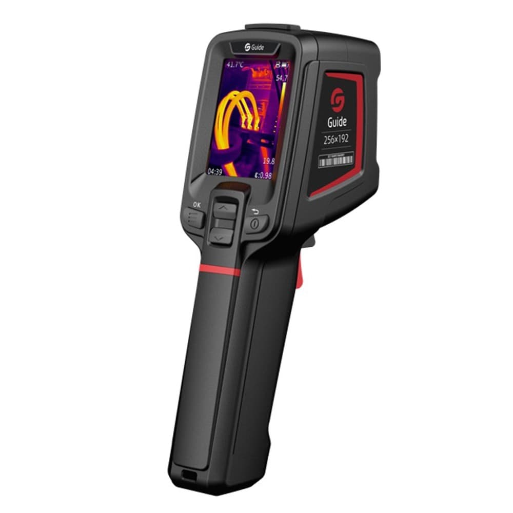GUIDE SENSMART Kamera termowizyjna 256x192, -20°C do 550°C, FOV 25°×19°, LCD 2.4", Laser, 2MP, Pamięć 16GB, Wi-Fi, E2+