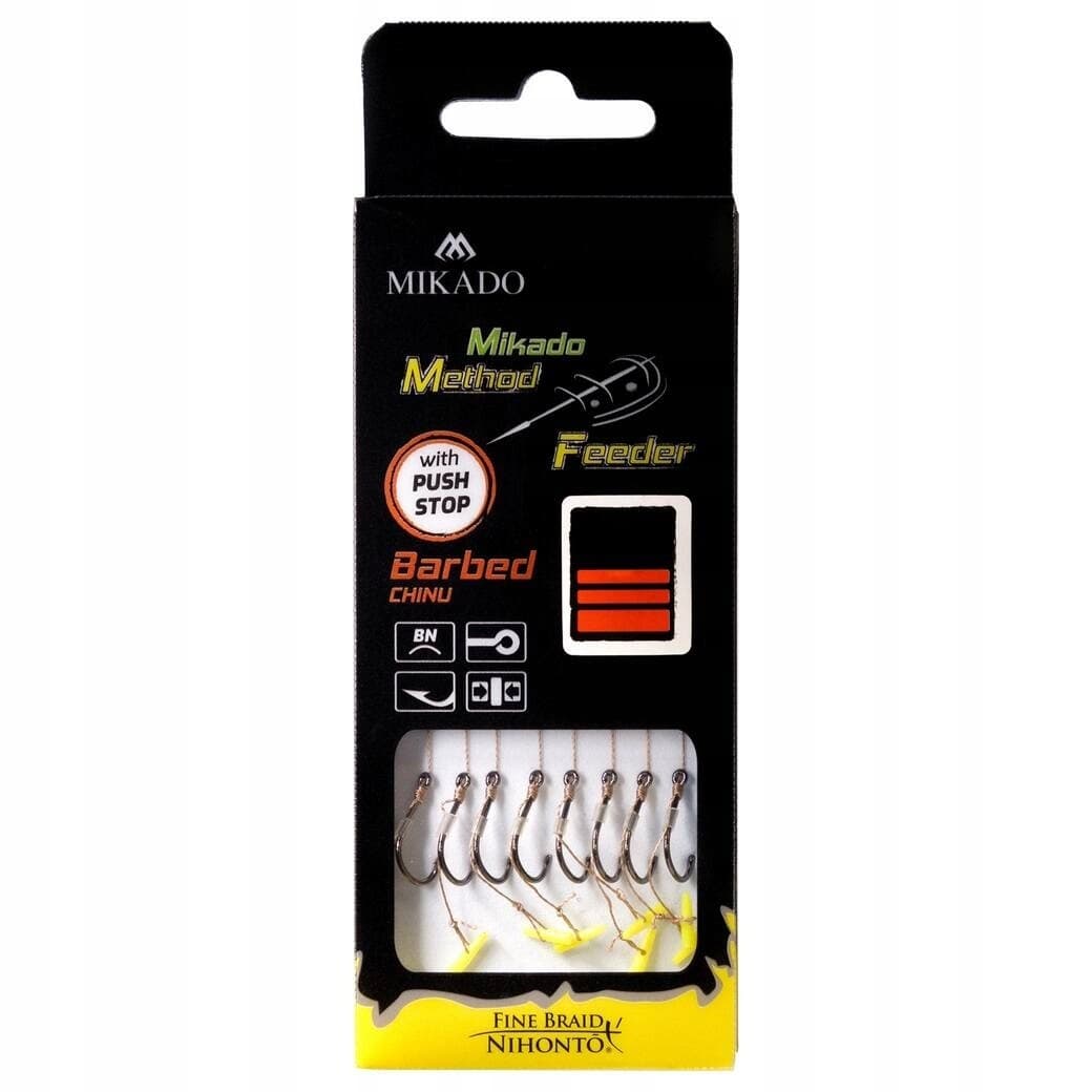 Haczyki wędkarskie z przyponem Chinu rozmiar 12