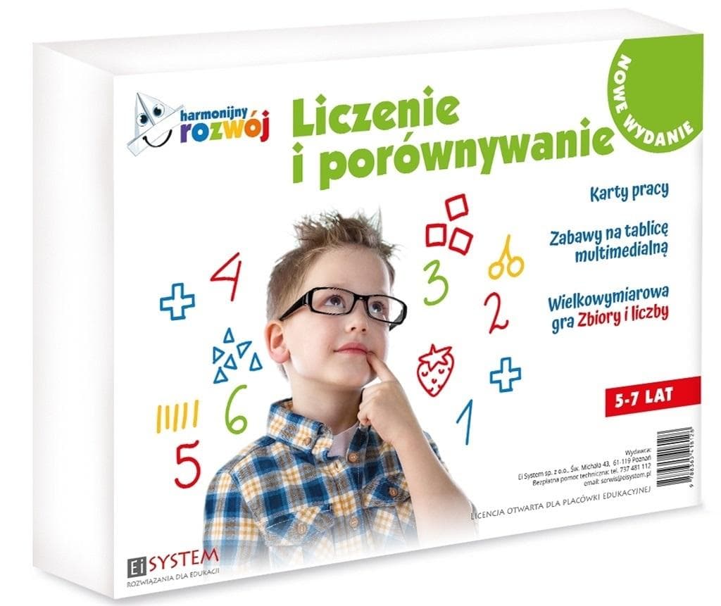 Harmonijny Rozwój: Liczenie i Porównywanie - zestaw edukacyjny dla dzieci 5-7 lat
