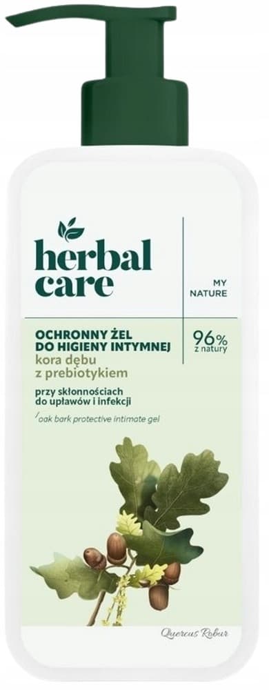 Herbal Care Żel do higieny intymnej ochronny z korą dębu 330 ml