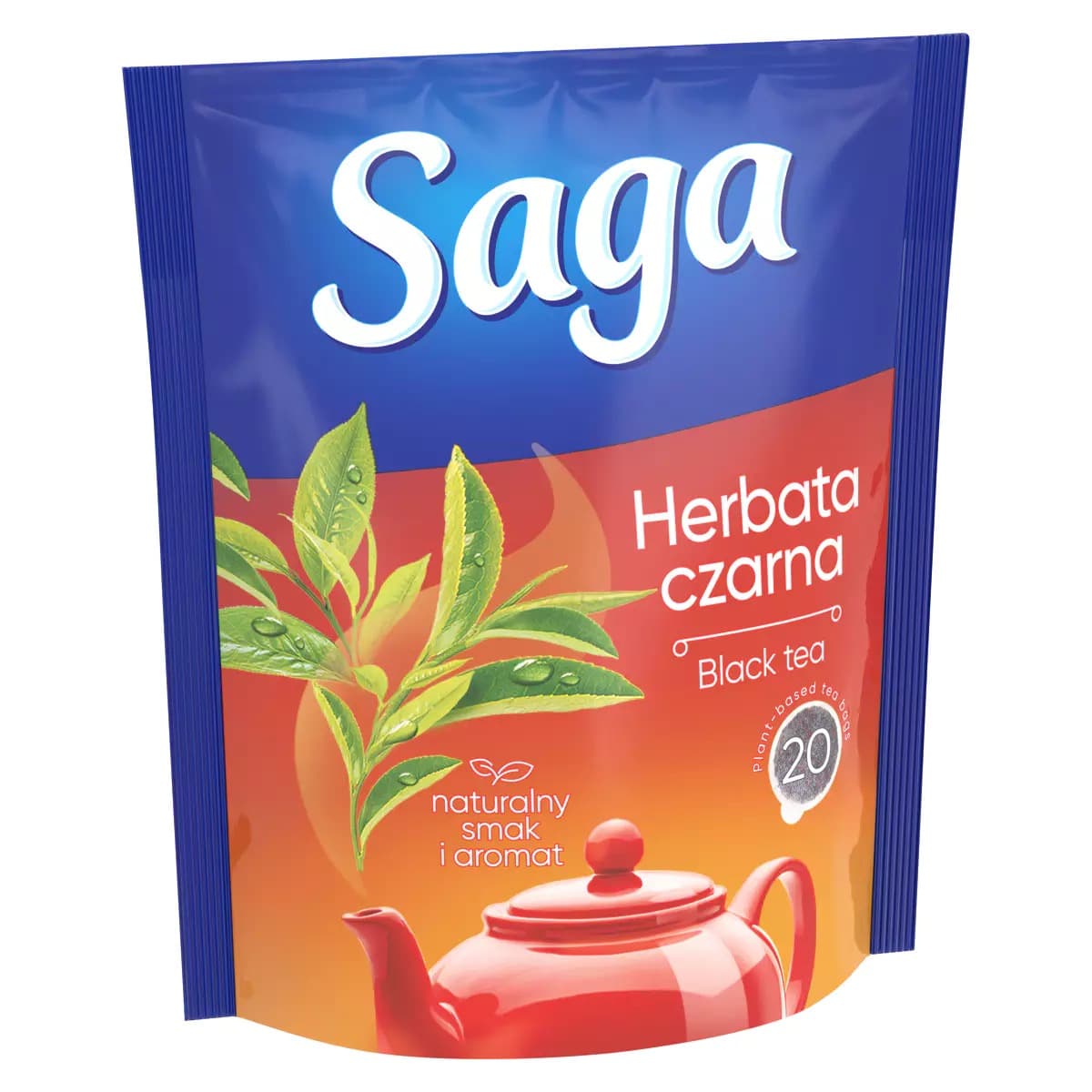 Herbata czarna Saga 20 torebek ekspresowych