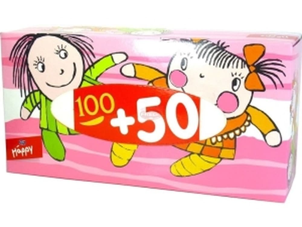 Higieniczne chusteczki do rąk Bella Happy 100 + 50 sztuk
