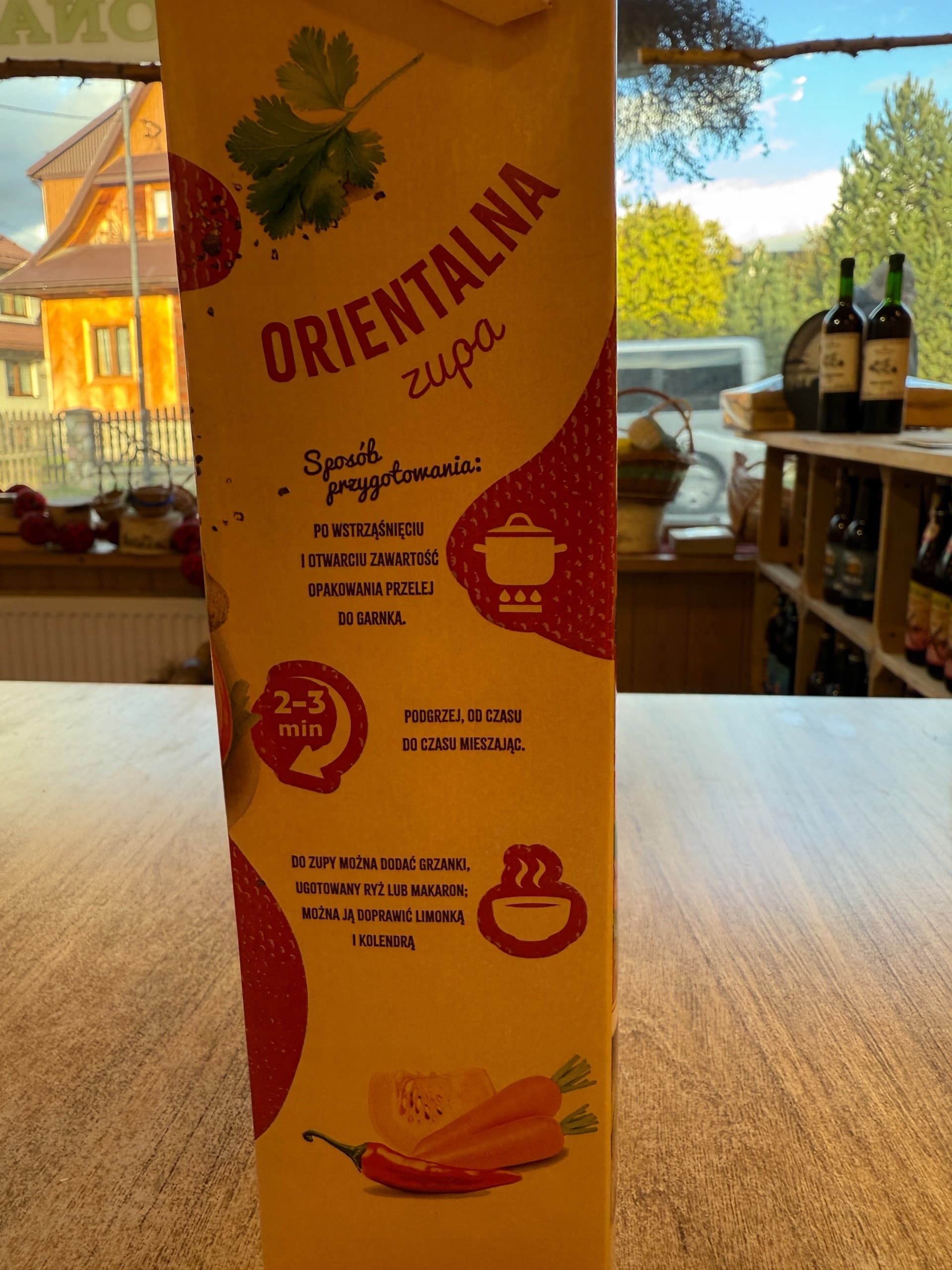 Hortex Zupa Orientalna w kartonie 1 litr