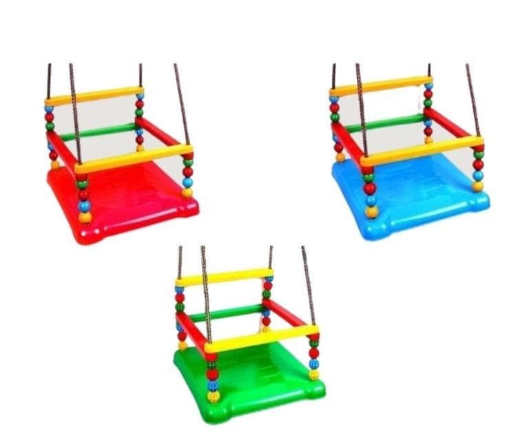Huśtawka ogrodowa dla dzieci do 40 kg MIX kolorów