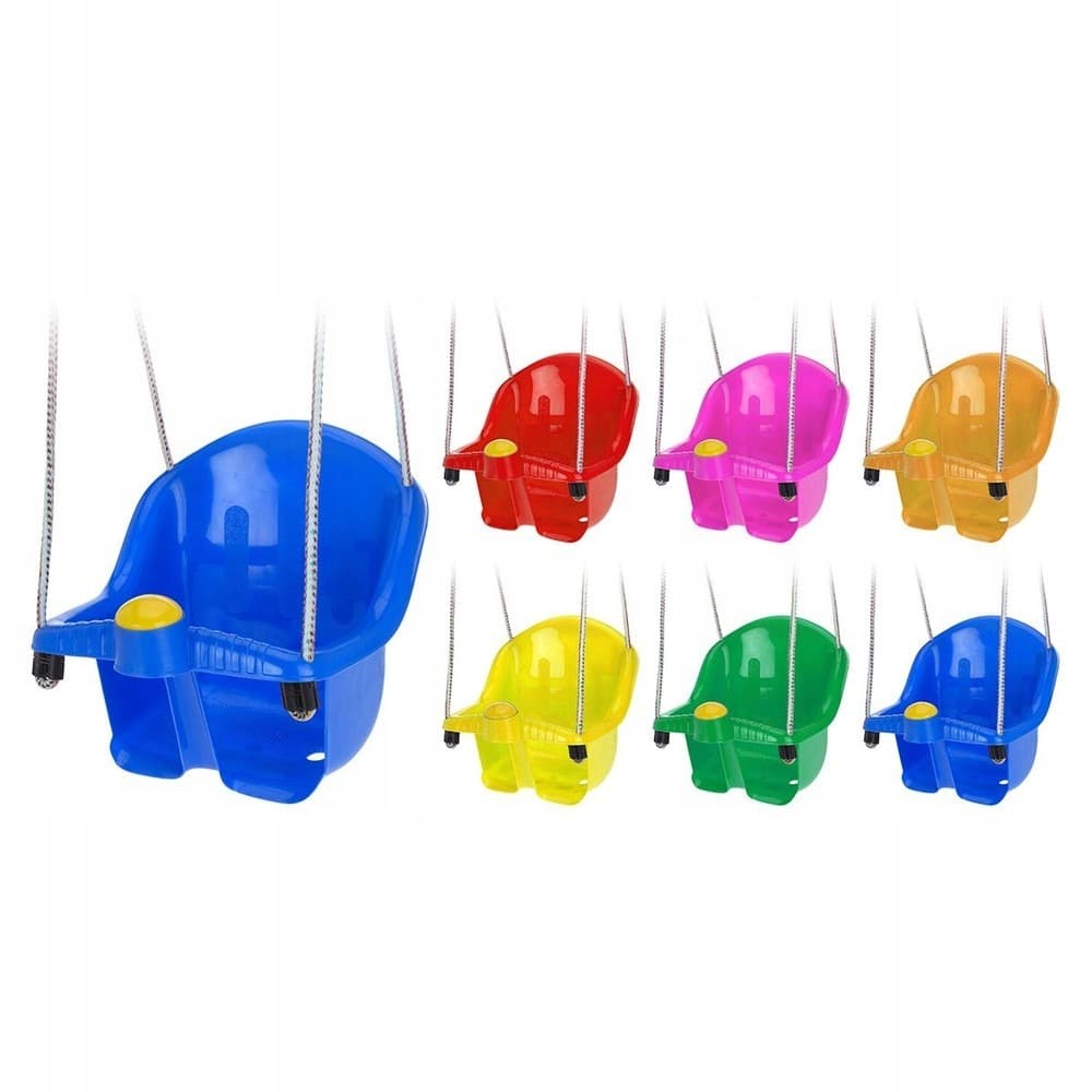 Huśtawka plastikowa z regulowaną liną