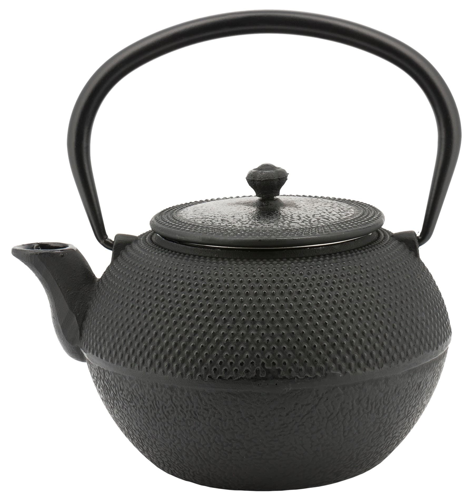 Imbryk żeliwny z sitkiem 1,2l czarny Kinghoff