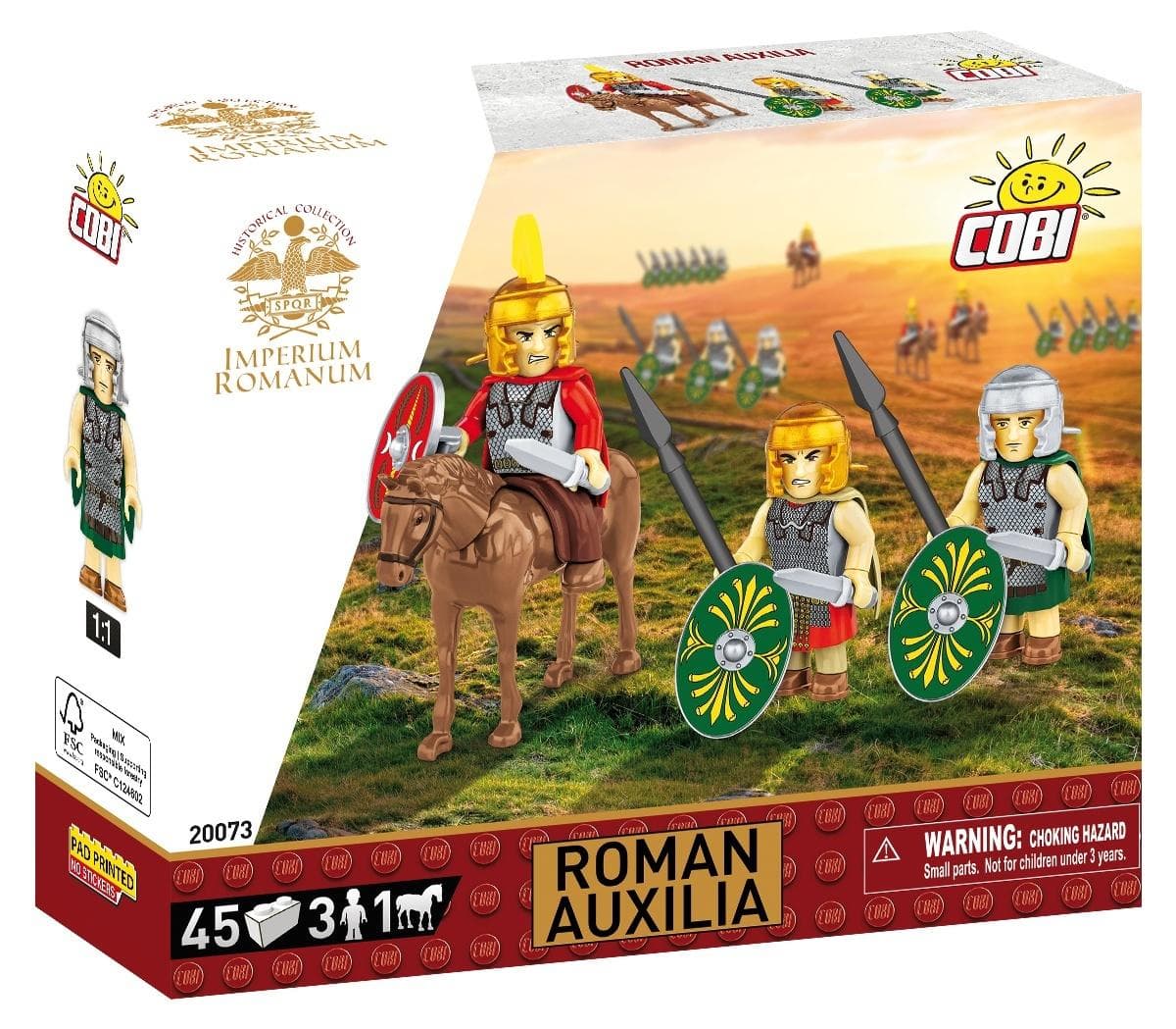 Klocki konstrukcyjne Rzymscy Auxilia Imperium Romanum 45 elementów