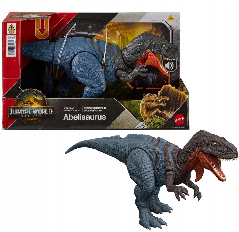 Jurassic World Abelisaurus Ryczący dinozaur zabawka 30 cm