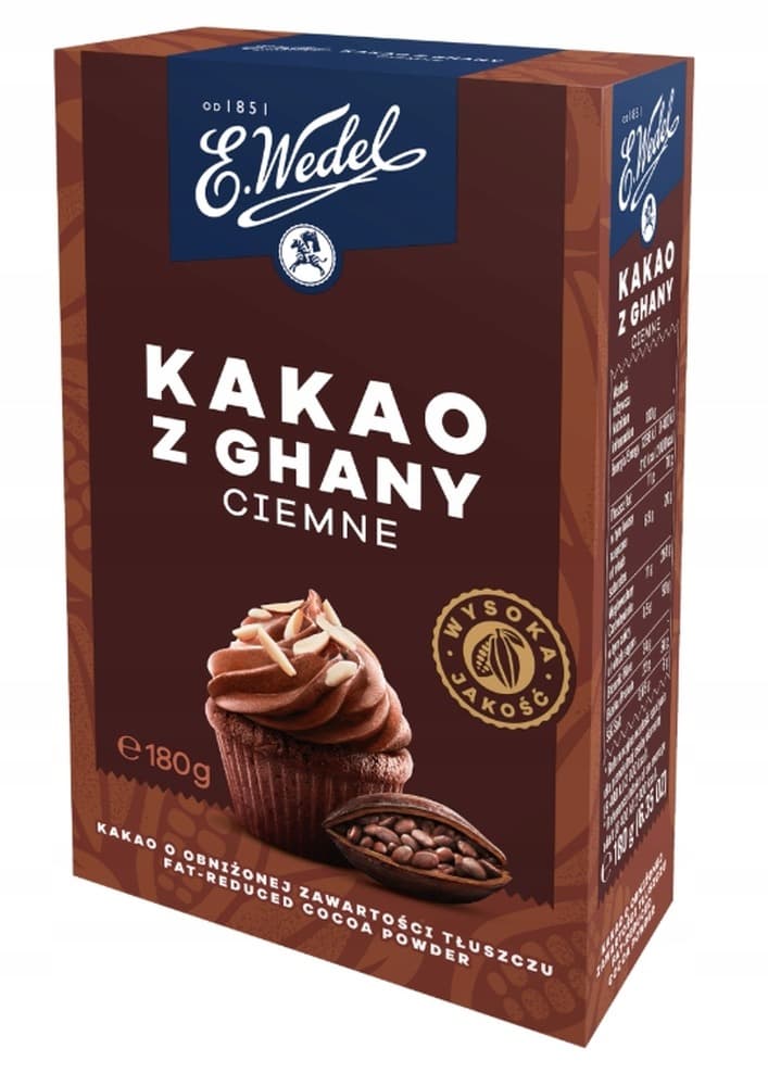 Kakao ciemne Wedel 180 g