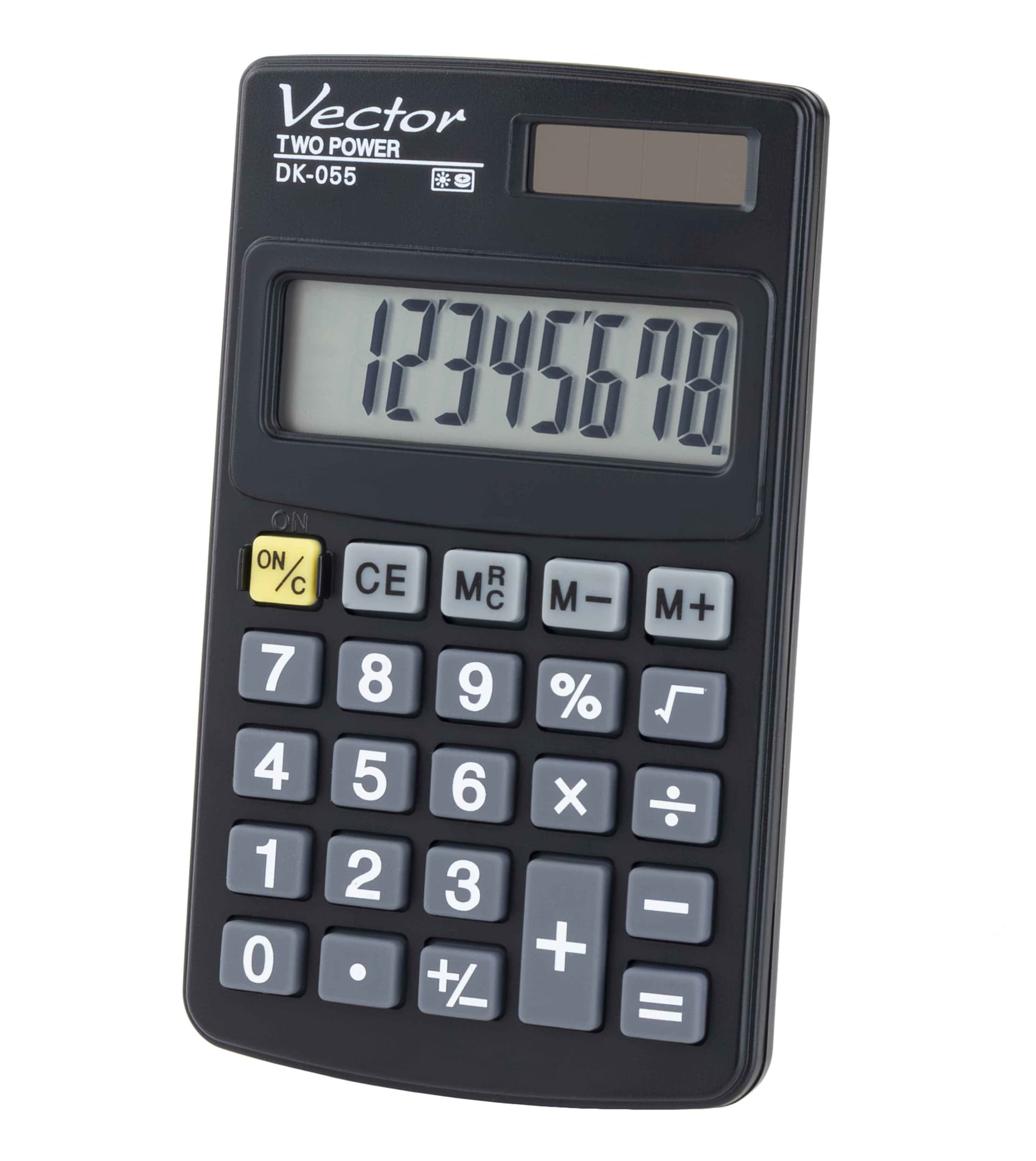 Kalkulator kieszonkowy Vector DK-055 BLK