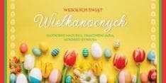 Karnet okolicznościowy DL Wielkanoc z folią