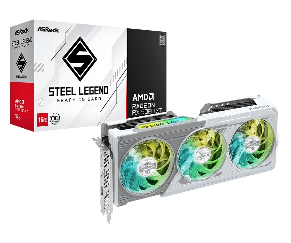 Karta graficzna Asrock RX 9060 XT Steel Legend 16 GB OC