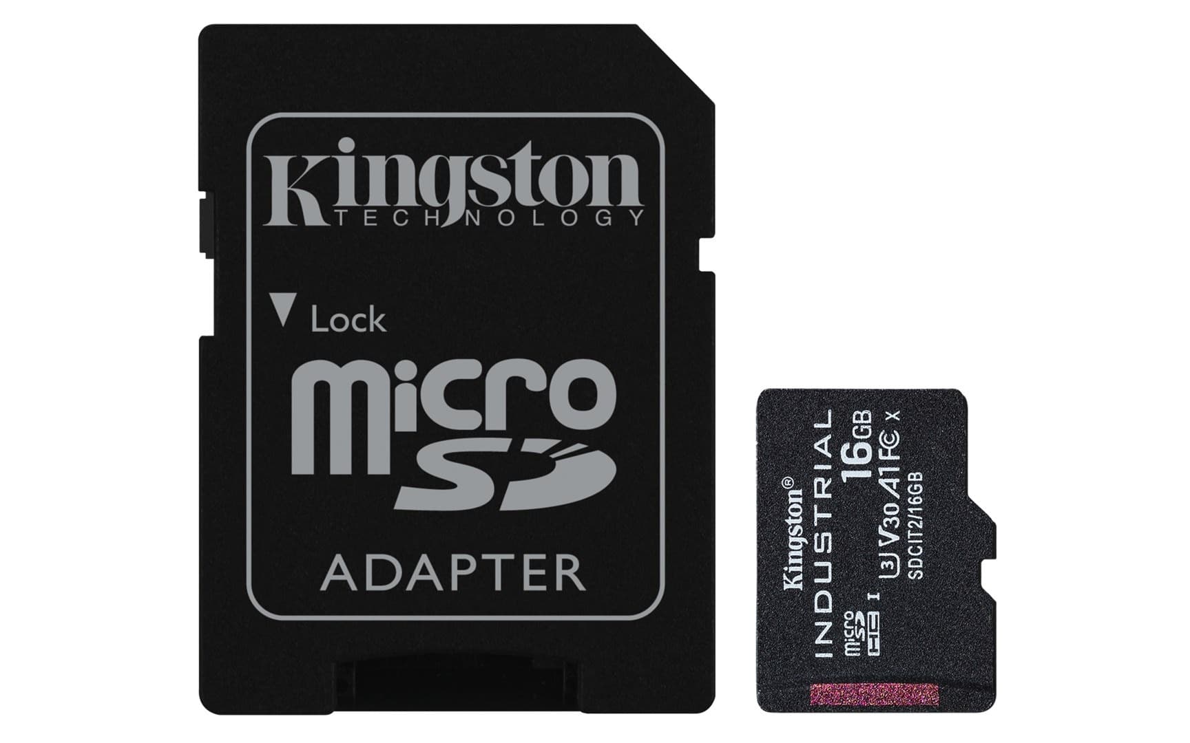 Karta pamięci microSDHC Kingston Industrial 16GB C10 A1 pSLC