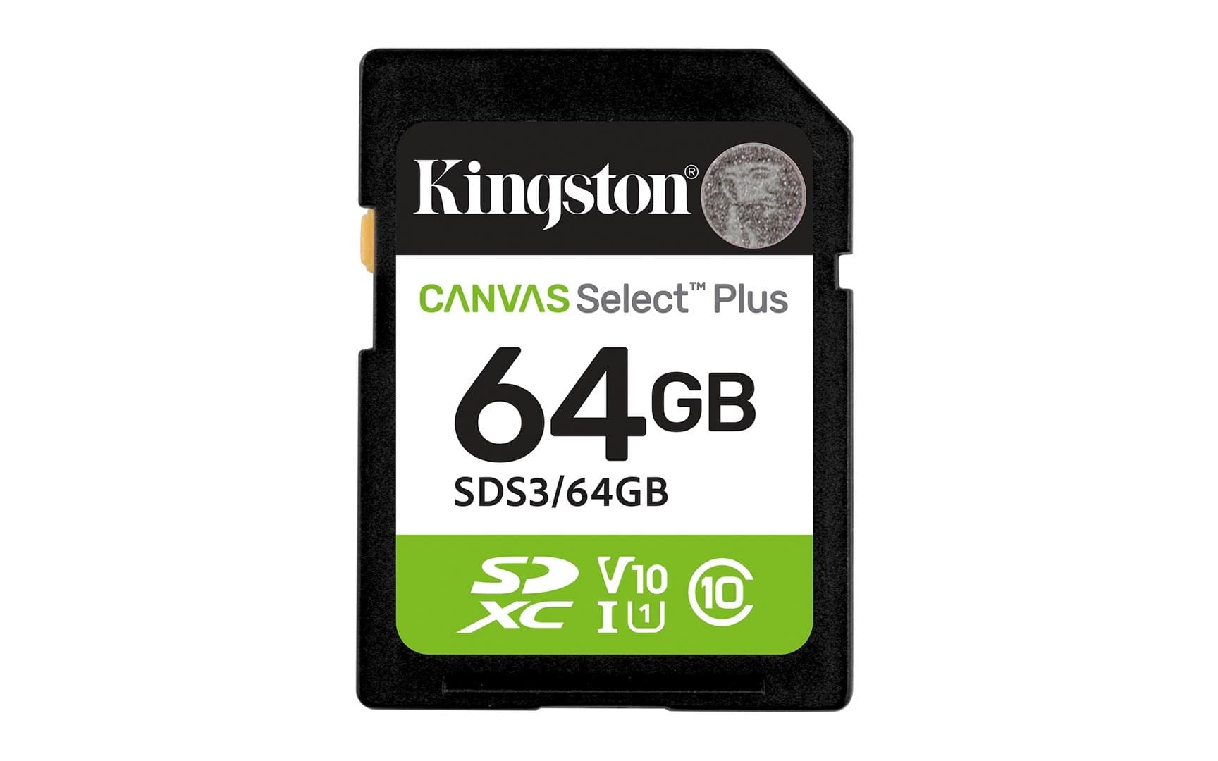 Karta pamięci SDXC Kingston Canvas Select Plus Gen3 64 GB