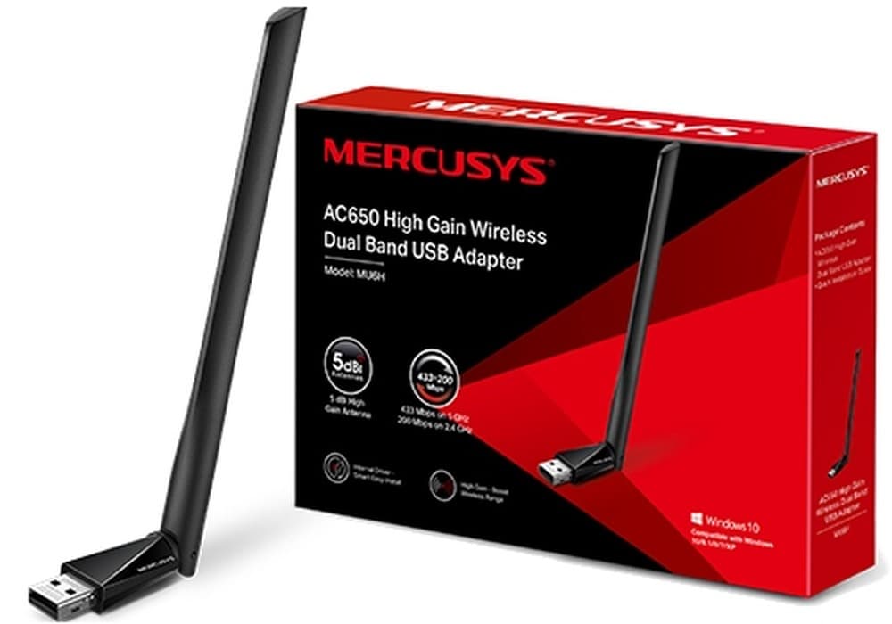 Karta sieciowa Mercusys MU6H USB 3.0