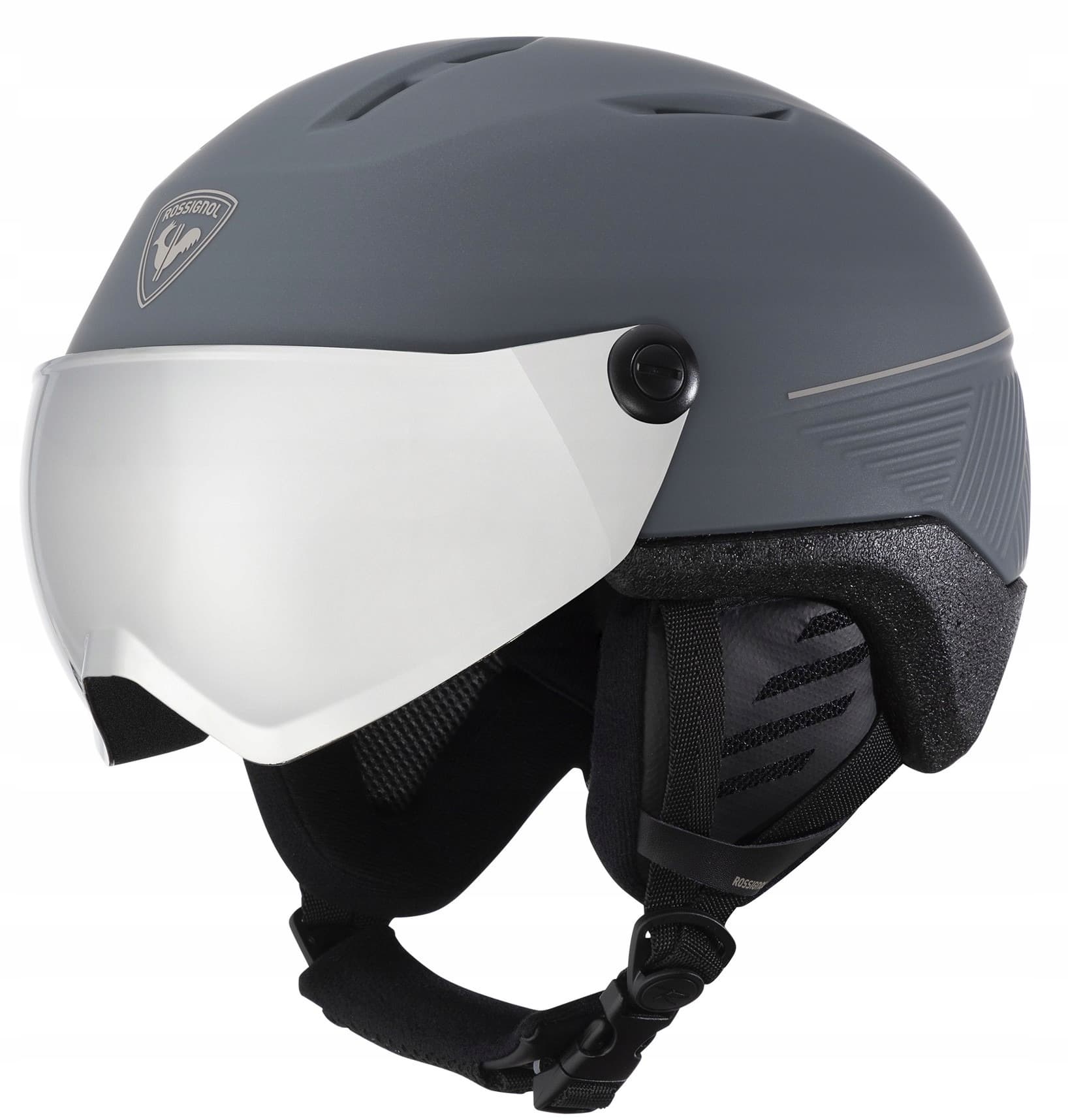 Kask narciarski Rossignol FIT VISOR IMPACTS PHOTO GREY L/XL