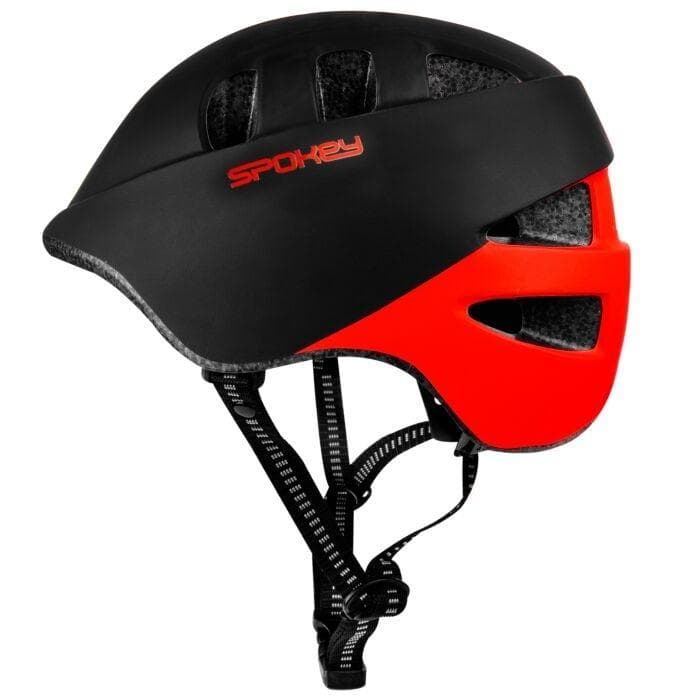 Kask rowerowy Cherub S 48-52 cm czarno-czerwony