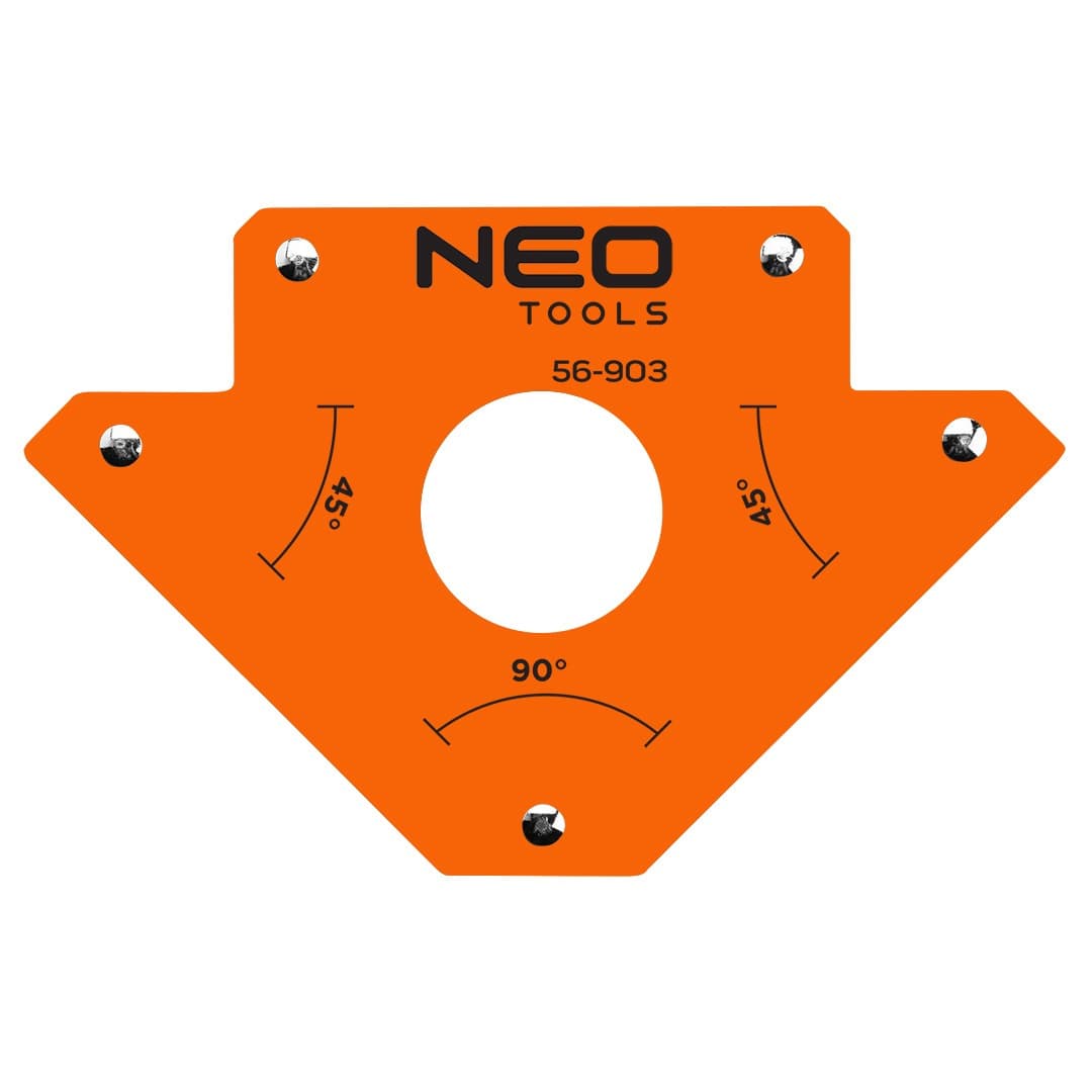 Kątownik magnetyczny spawalniczy 122 x 190 x 25 mm, udźwig 34 kg