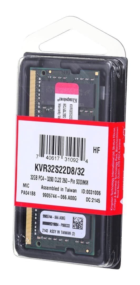 Pamięć RAM DDR4 SODIMM 32GB 3200MHz CL22