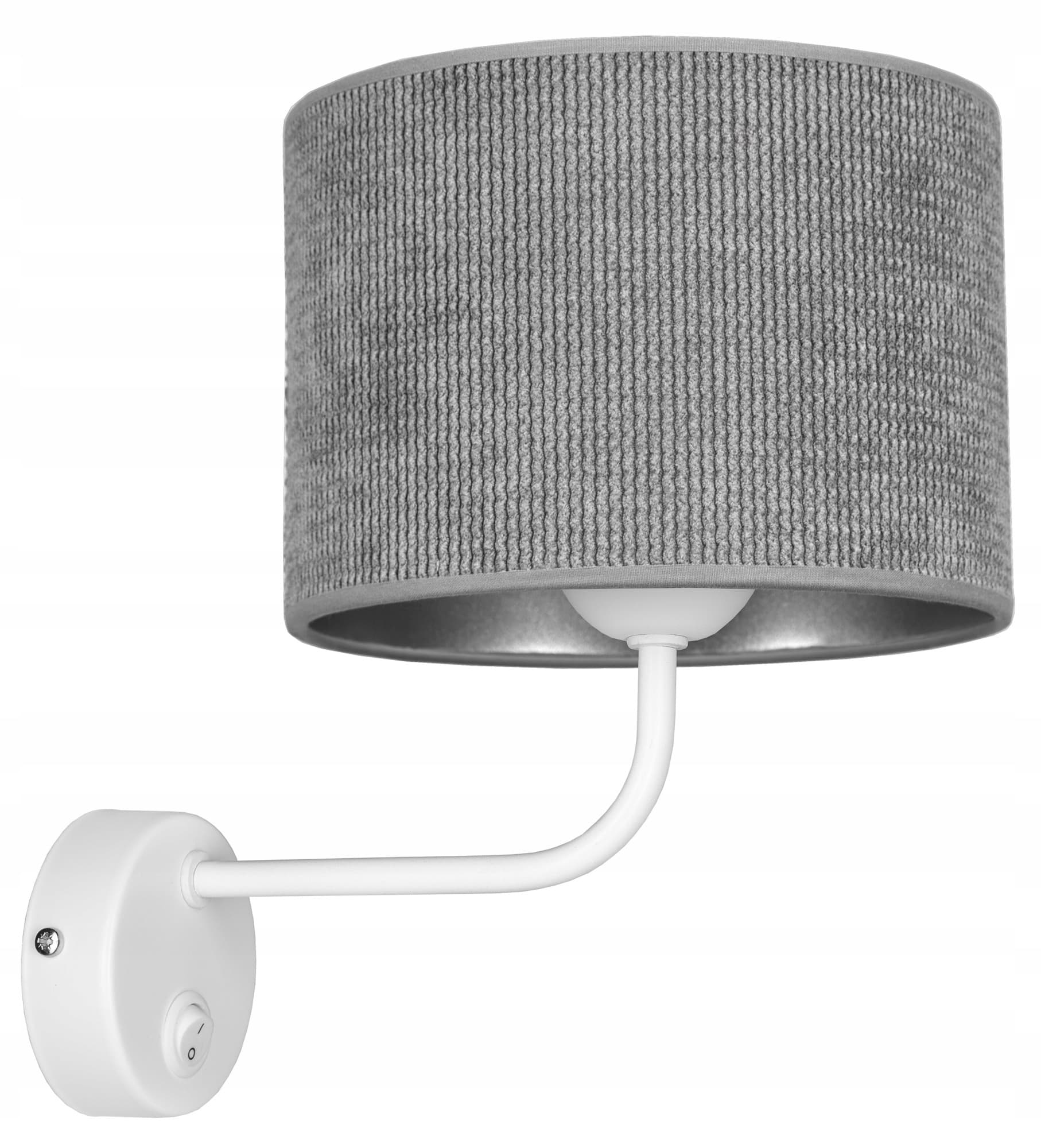 Kinkiet ścienny Grey 3 biały nowoczesny
