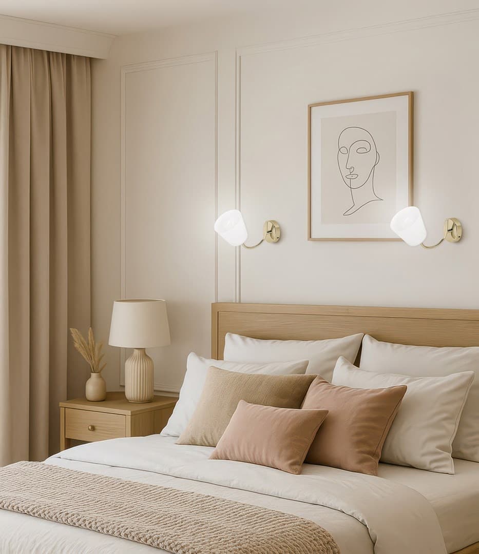 Kinkiet ścienny Activejet AJE-EMILY 1P GOLD E27 1x40W