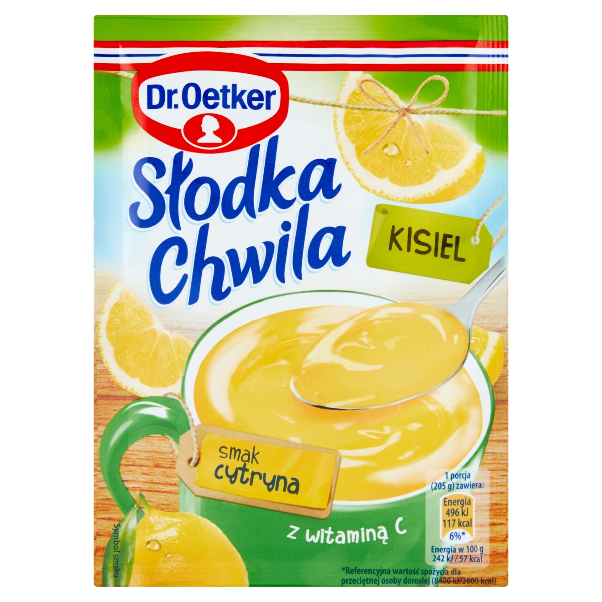 Kisiel cytrynowy Dr. Oetker, deser w proszku 30g