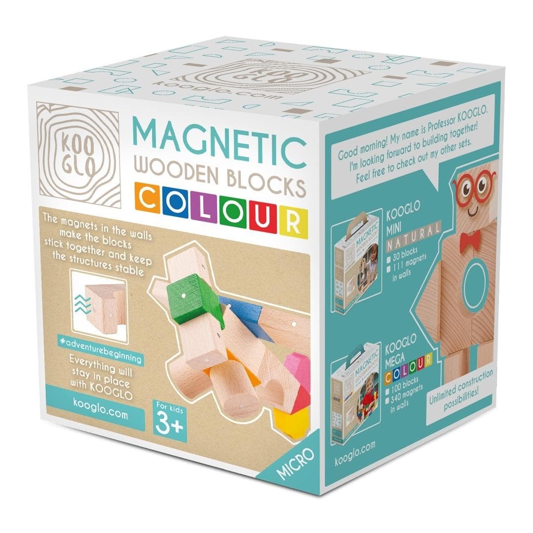 Drewniane klocki Kooglo Micro Airplane do zbudowania