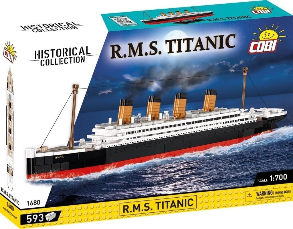 Klocki konstrukcyjne COBI R.M.S. Titanic Historical Collection 593 elementy
