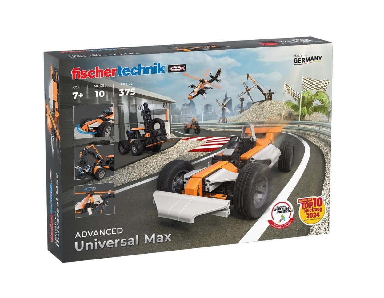 Klocki konstrukcyjne Fischertechnik Universal Max - 10 modeli