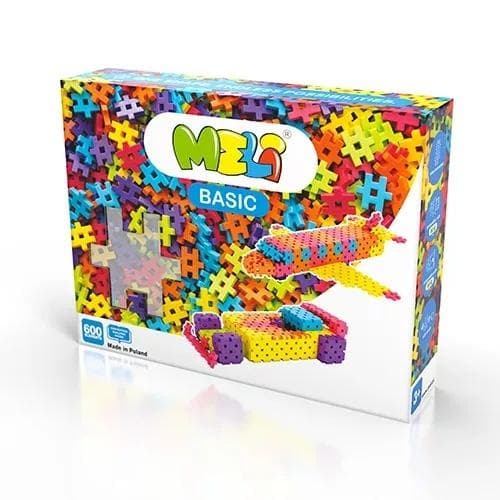 Klocki konstrukcyjne Meli Basic 600 elementów dla dzieci