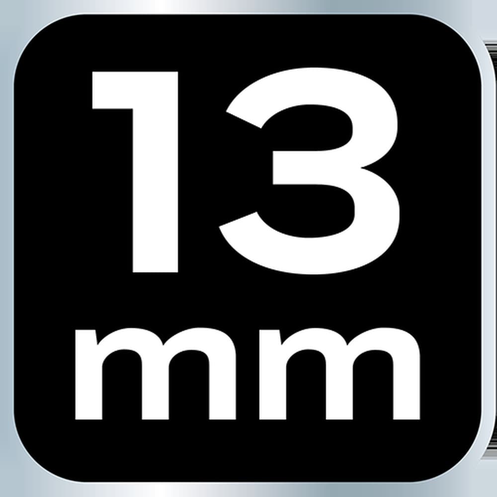 Klucz płasko-oczkowy 13 mm długość 170 mm