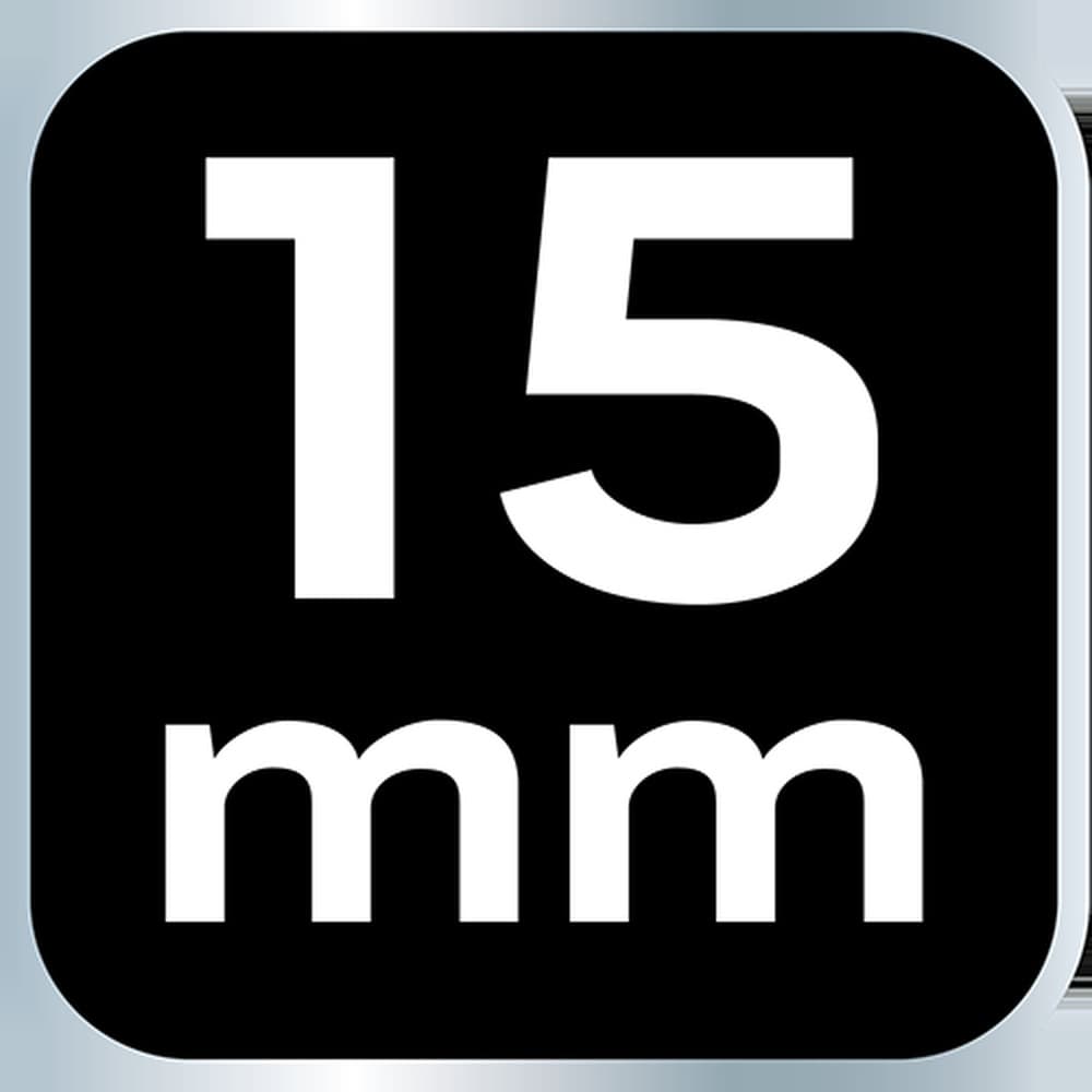 Klucz płasko-oczkowy 15 mm długość 190 mm