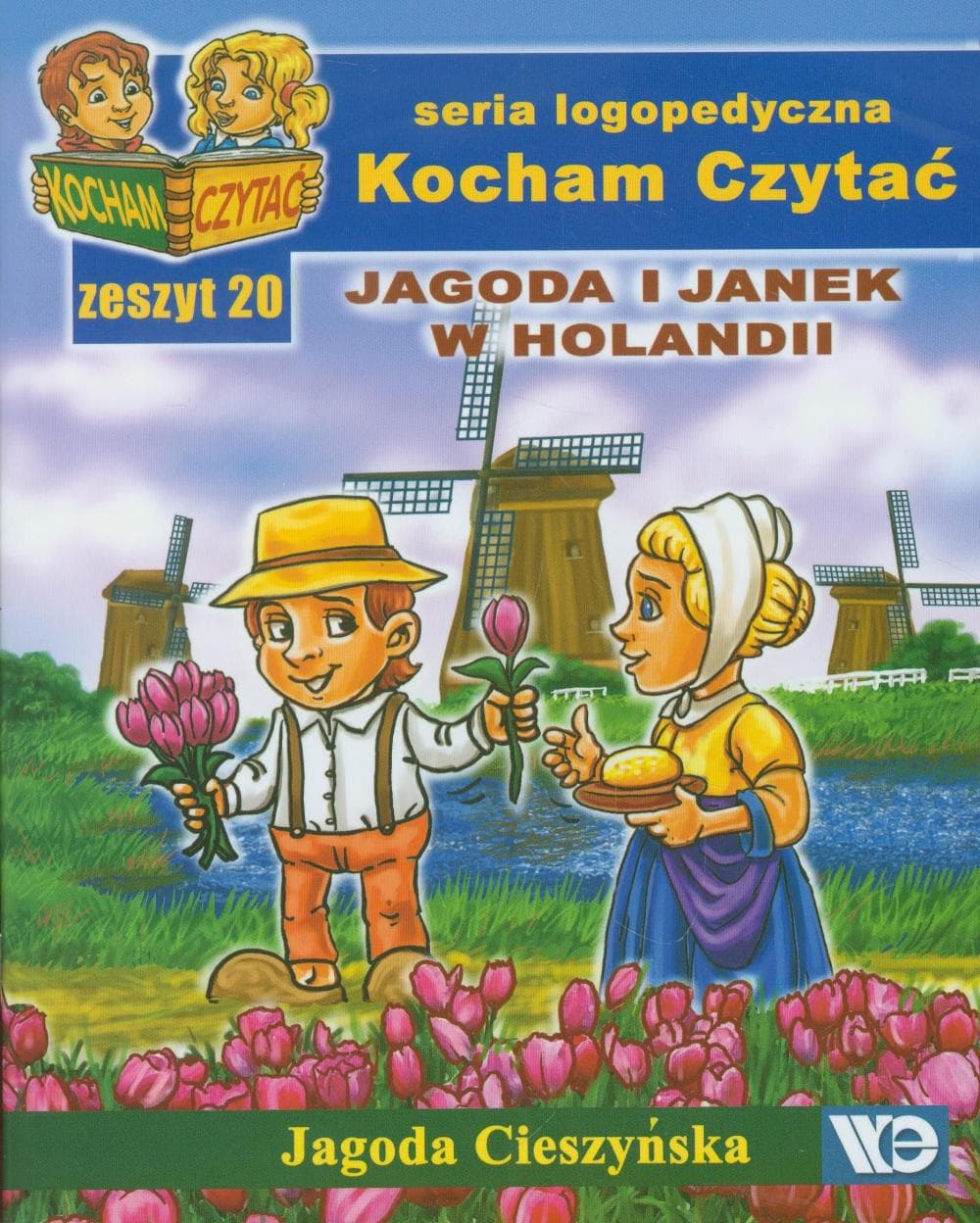 Zeszyt do nauki czytania Kocham czytać Jagoda i Janek w Holandii