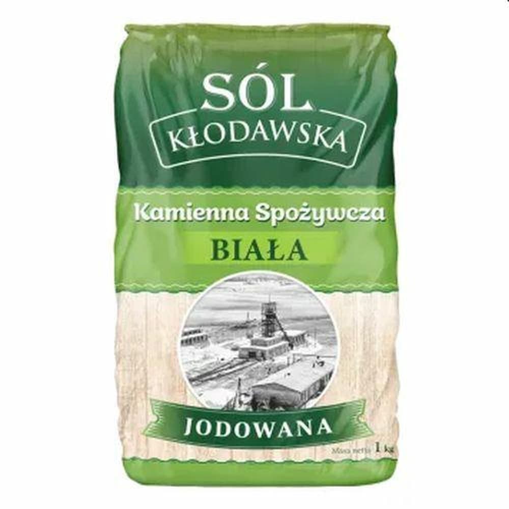 Kłodawska Sól Kamienna Jodowana - naturalne mikroelementy 1 kg
