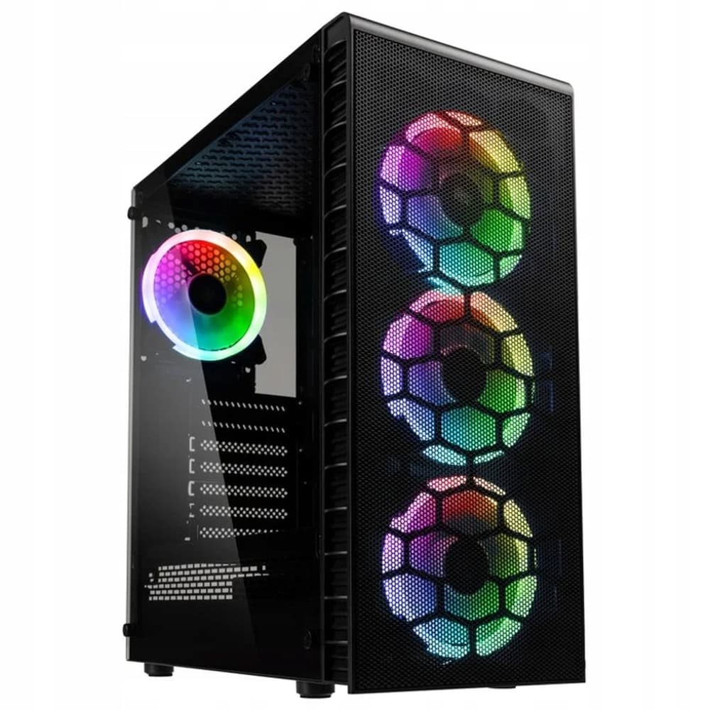 Kolink Observatory Lite Mesh RGB - Czarna obudowa Mid Tower