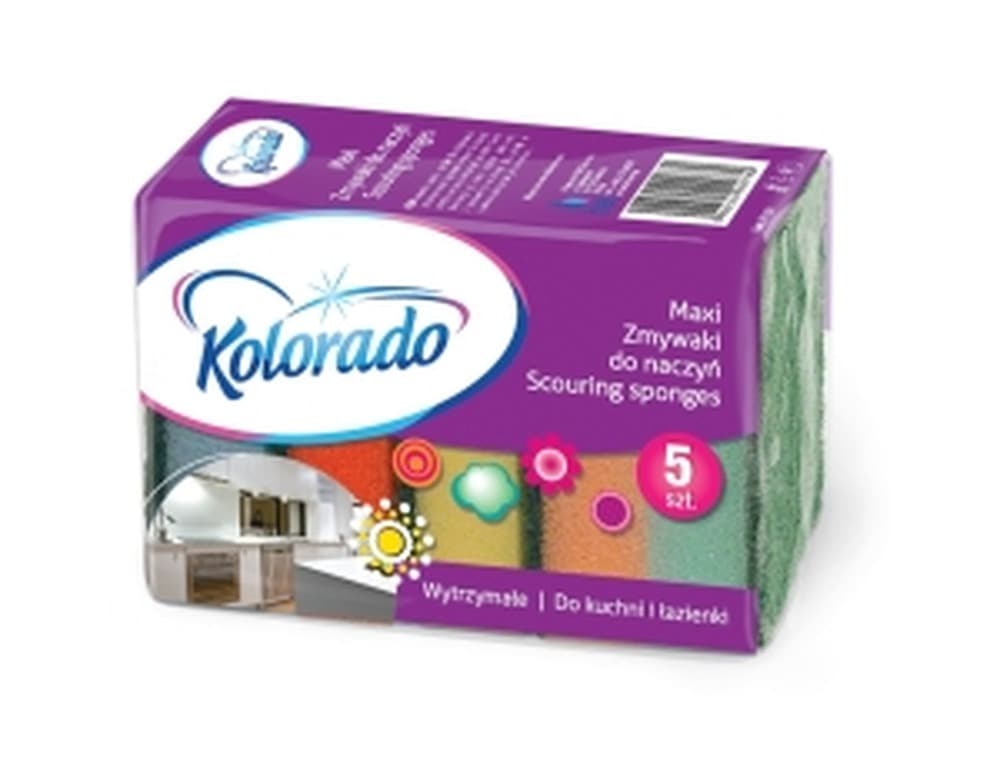 Kolorado Zmywaki Maxi do naczyń i powierzchni 5 sztuk