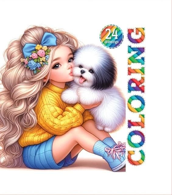 Kolorowanka dla dzieci Najlepsi przyjaciele 120x120 mm