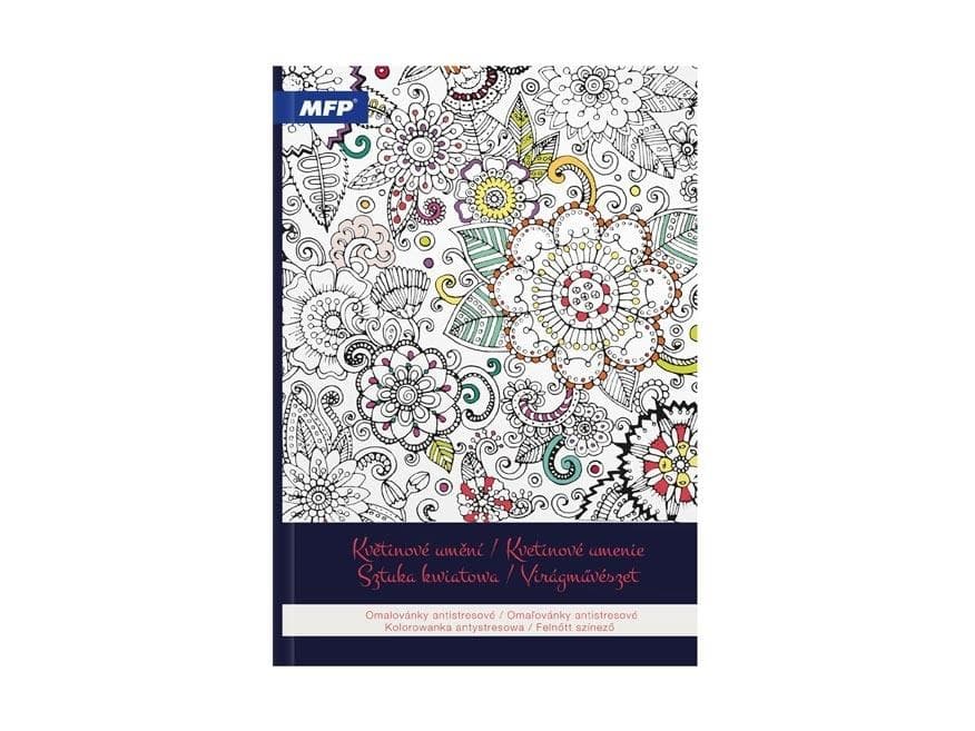 Kolorowanka antystresowa z motywami kwiatowymi 32 strony
