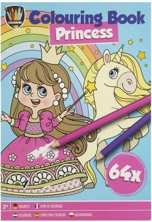 Kolorowanka dla dzieci Księżniczka A5 64 strony