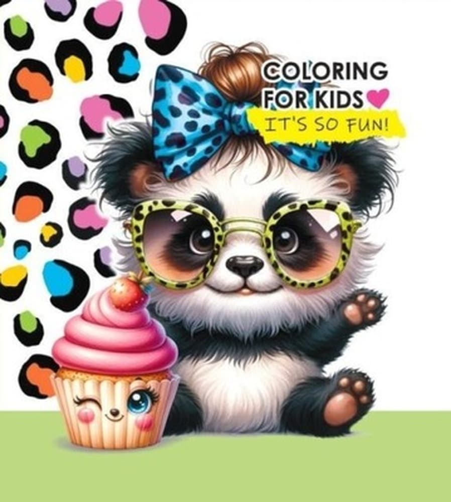 Kolorowanka Panda format 140x140 mm z twardą oprawą